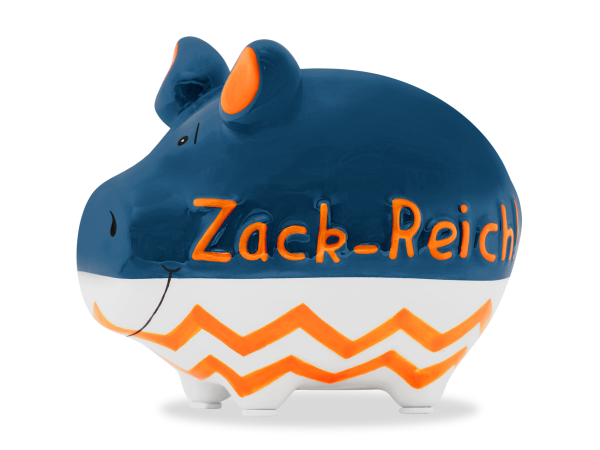 Sparschwein Zack-Reich!