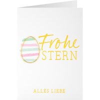 Osterkarte Frohe Ostern Alles Liebe