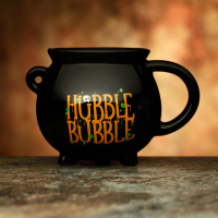 Becher Hubble Bubble schwarzer Kessel geformte Tasse aus...