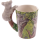 Becher Koala geformter Henkel Tasse aus Dolomit-Keramik