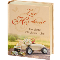 Geschenkschachtel Buch, Zur Hochzeit Herzliche...