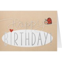 3D Grußkarte "Happy Birthday"