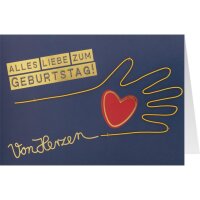 3D Grußkarte "Alles Liebe zum Geburtstag"