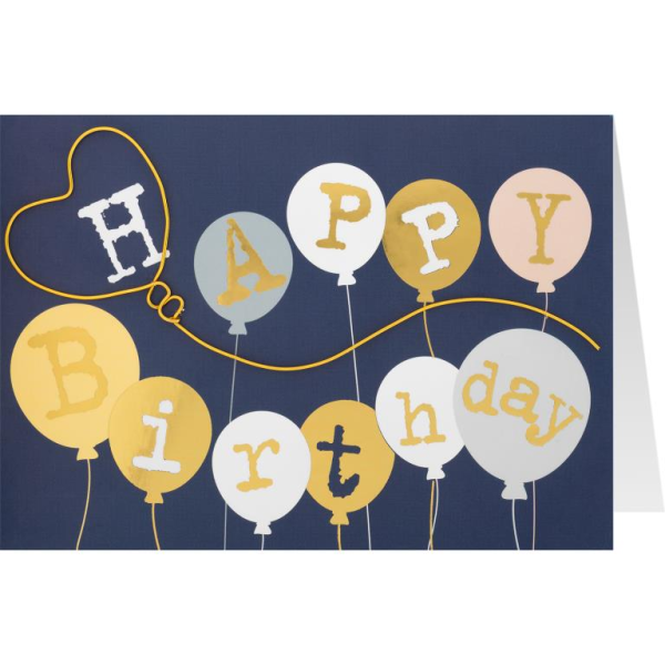 3D Grußkarte "Happy Birthday"