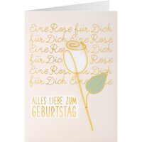 3D Grußkarte "Eine Rose für Dich"
