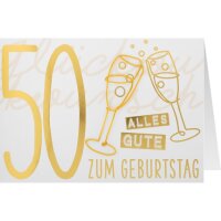 3D Grußkarte "Alles Gute zum Geburtstag"