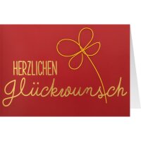 3D Grußkarte "Herzlichen Glückwunsch"