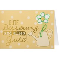 3D Grußkarte "Gute Besserung und Alles Gute"