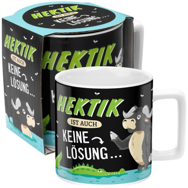 Becher Hektik ist auch keine Lösung...