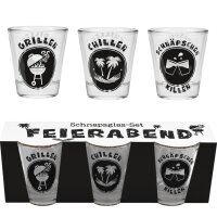 Schnapsglas 3er Set für Genießer Grillen,...