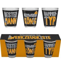Schnapsglas 3er Set für echte Handwerker
