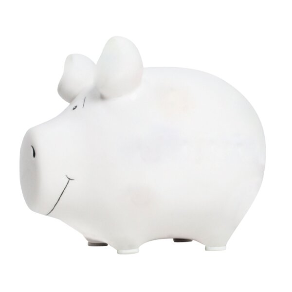 Sparschwein Blanko weiß