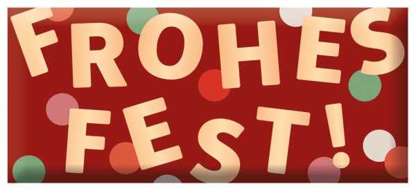 Schokolade Weihnachten Frohes Fest