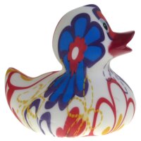 Vera Vergißmeinnicht Badeente – romantische Designente zum Verschenken