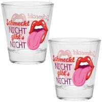 Schnapsglas Schmeckt nicht gibts nicht