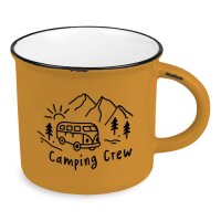 Becher Vintage Bergglück Camping Crew