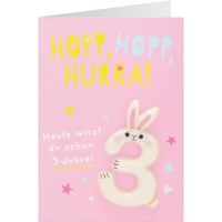 Happy Birthday für Kids Hopp, Hopp, Hurra Heut wirst...