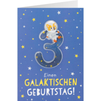 Happy Birthday für Kids Einen Galaktischen Geburtstag