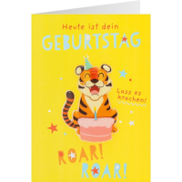 Happy Birthday für Kids Roar! Roar! Lass es krachen!