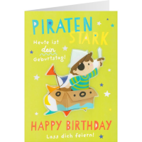 Happy Birthday für Kids Piraten Stark!