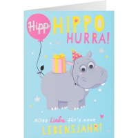 Happy Birthday für Kids Hipp Hippo Hurra!