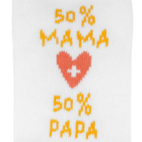 Zaubersocken Baby »50% Mama 50% Papa 100%...
