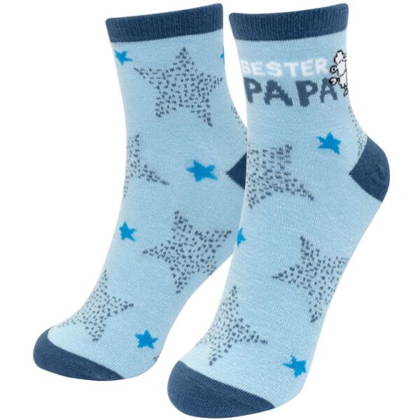 Zaubersocken L »Bester Papa« Größe 41-46