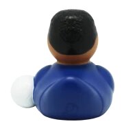 Ente Fußball Star blau – dynamische Sport Badeente