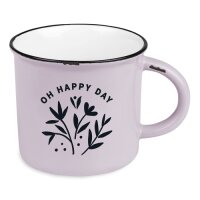 Becher Vintage Oh Happy Day