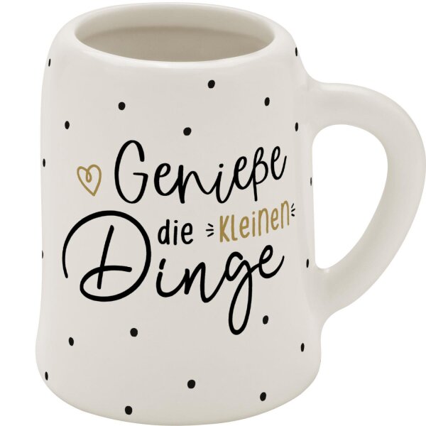 Schnapskrug "Geniesse die kleinen Dinge"