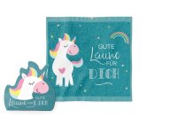 Magisches Handtuch Unicorn "Gute Laune für...