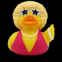 Ente Disco Queen – glitzernde Party Badeente mit...