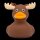 Ente Elch – tierische Badeente mit Winterwald-Charme
