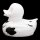 Ente Knochen – ausgefallene Charakter Badeente mit Biss